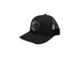 Blacked out Metal Patch Snapback
